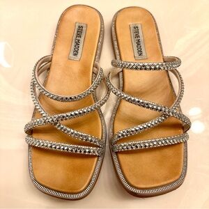 Steve Madden Ladies Spice Bling Sandal • 7
